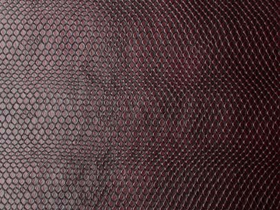 SnakeBurgundy leather tile