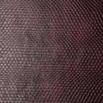 Snake Burgundy leather Tile
