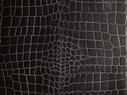 Black leather tile